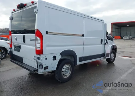 2023 Ram Promaster 2500 Low Roof 136 Wb from USA, damaged, VIN 3C6LRVVG0PE584382